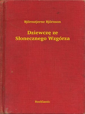 cover image of Dziewczę ze Słonecznego Wzgórza